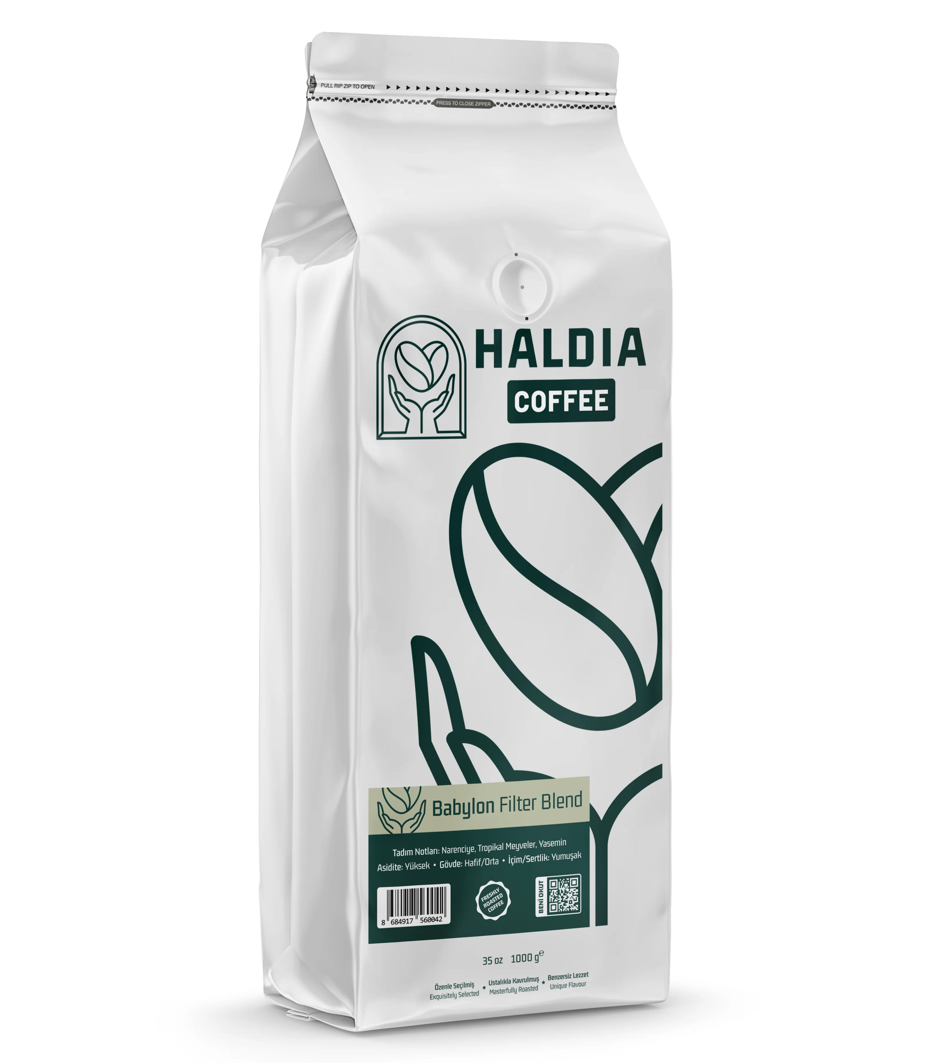 Haldia Babylon Filtre Blend Kahve 1000 gr.