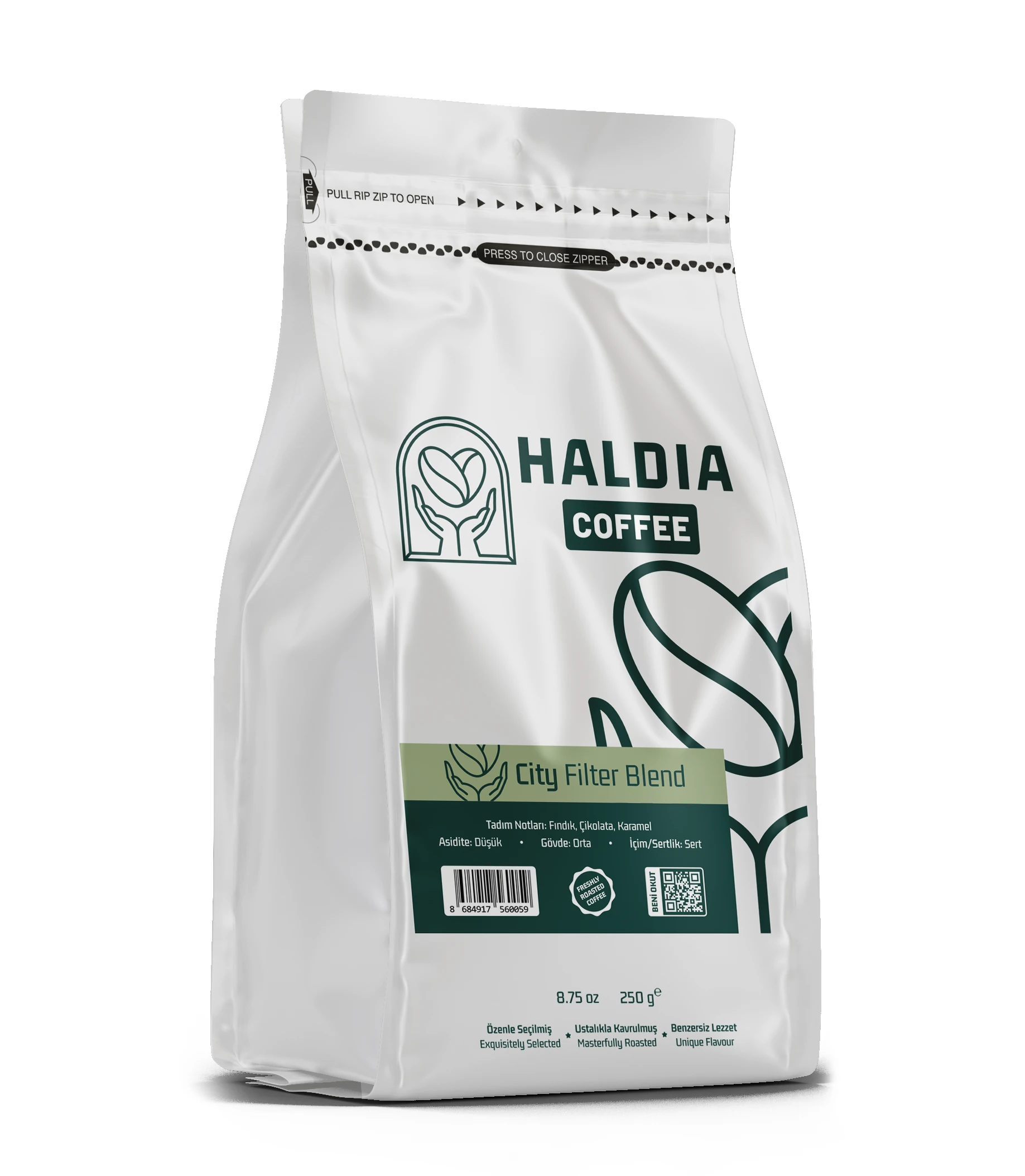 Haldia City Filtre Blend Kahve 250 gr.