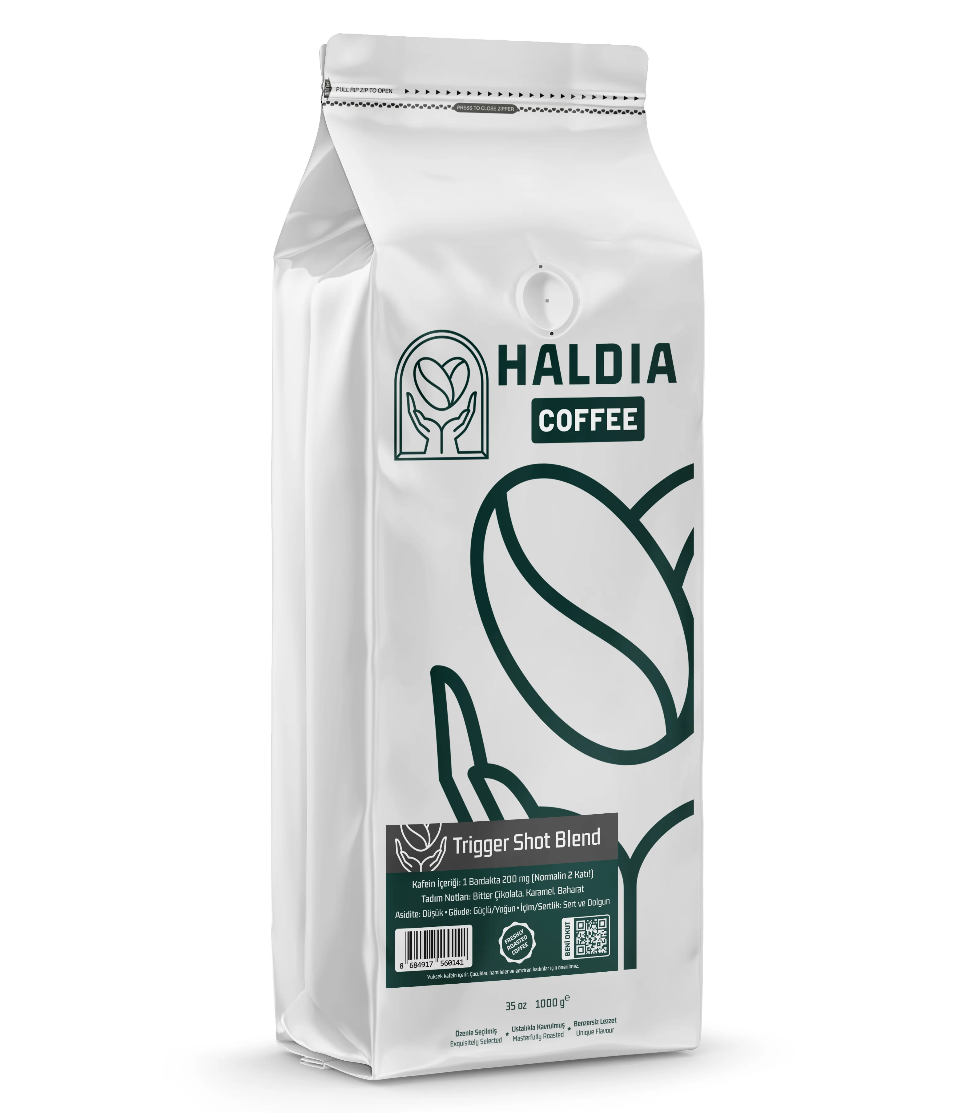 Haldia Trigger Shot Blend Kahve 1000 gr.