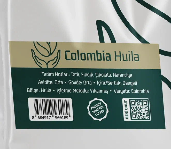 Haldia Colombia Huila Yöresel Kahve 1000 gr. 
