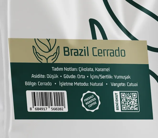 Haldia Brazil Cerrado Yöresel Kahve 1000 gr. 