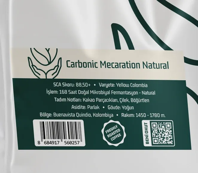 Haldia Carbonic Maceration Nitelikli Kahve 250gr.