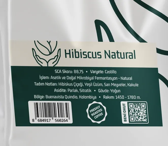Haldia Hibiscus Natural Nitelikli Kahve 250gr.