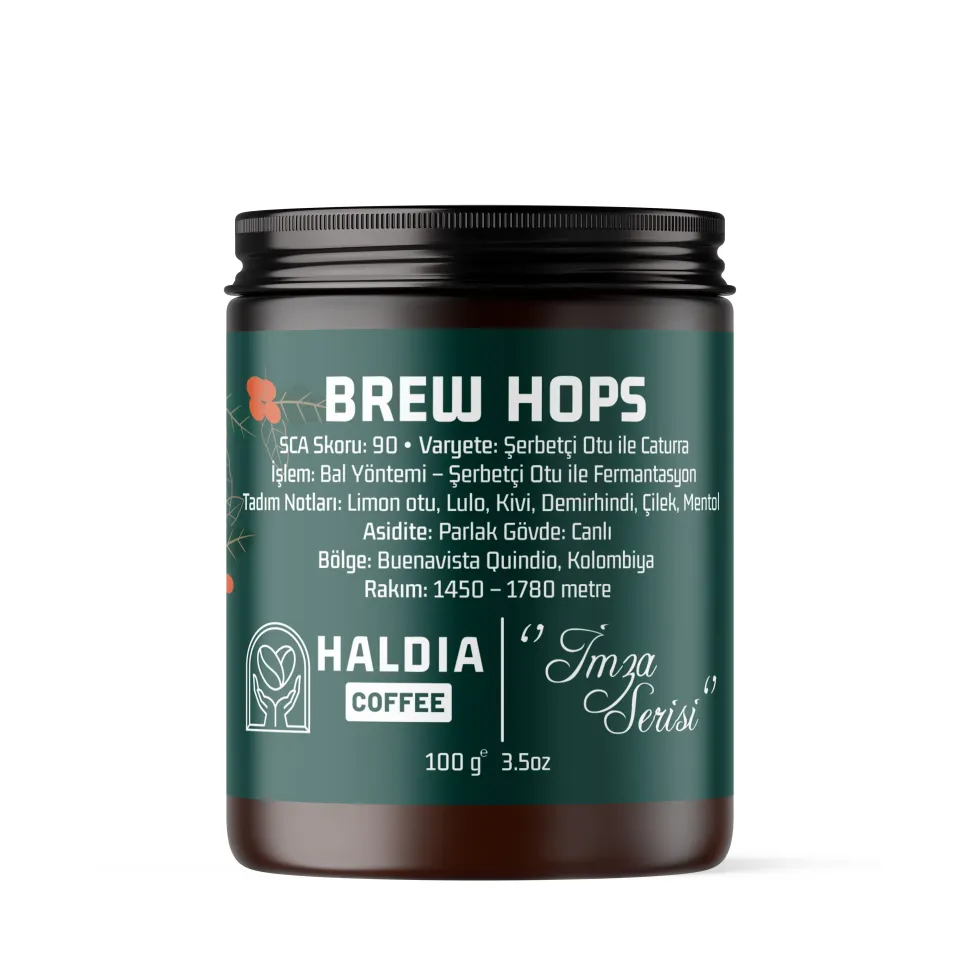Haldia Brew Hops İmza Serisi Kahve 100gr.