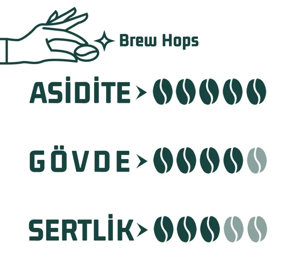 Haldia Brew Hops İmza Serisi Kahve 100gr.