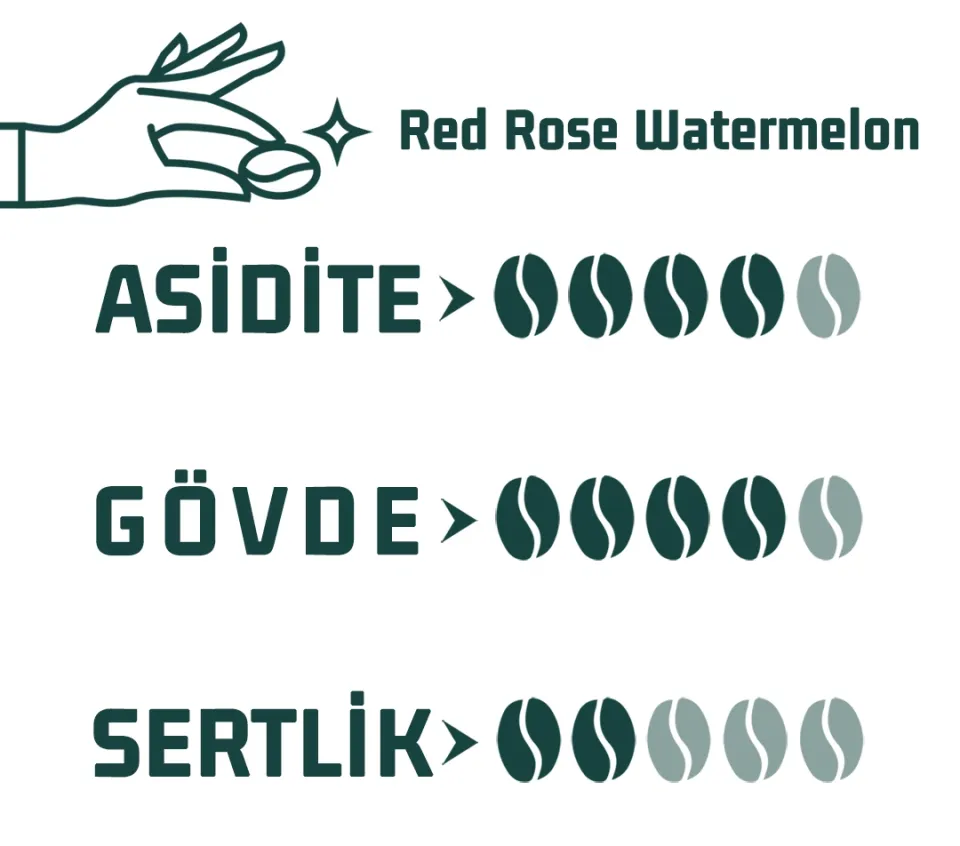 Haldia Red Rose Watermelon Nitelikli Kahve 250gr.