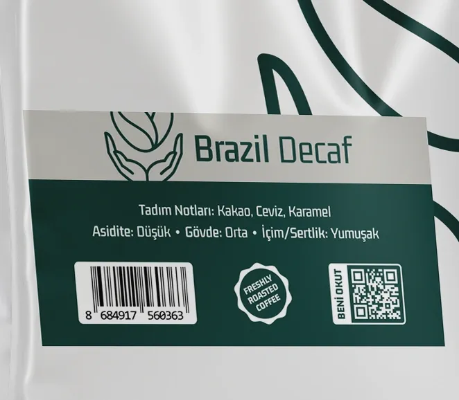 Haldia Brazil Decaf Kahve 1000 gr.