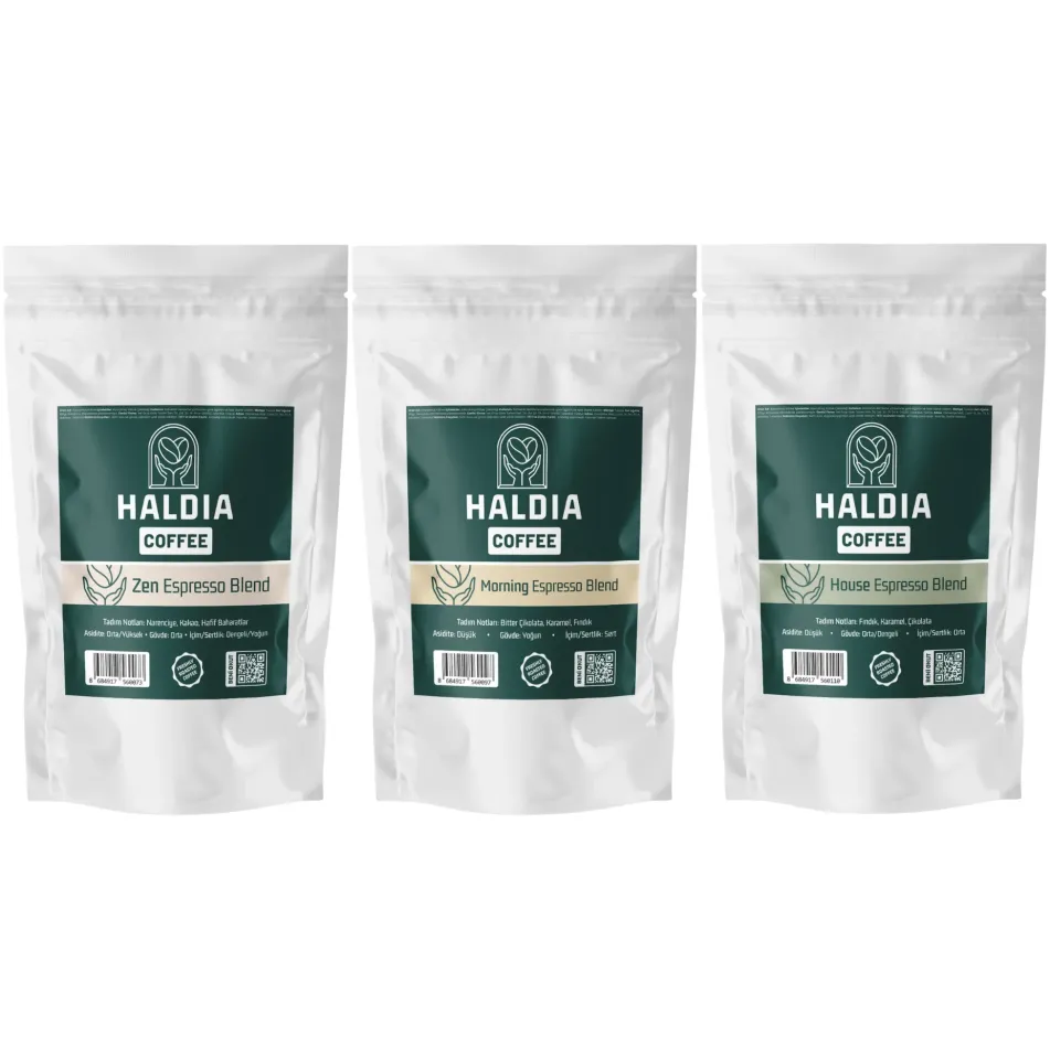 Haldia 3x100gr Espresso Blend Tadım Seti