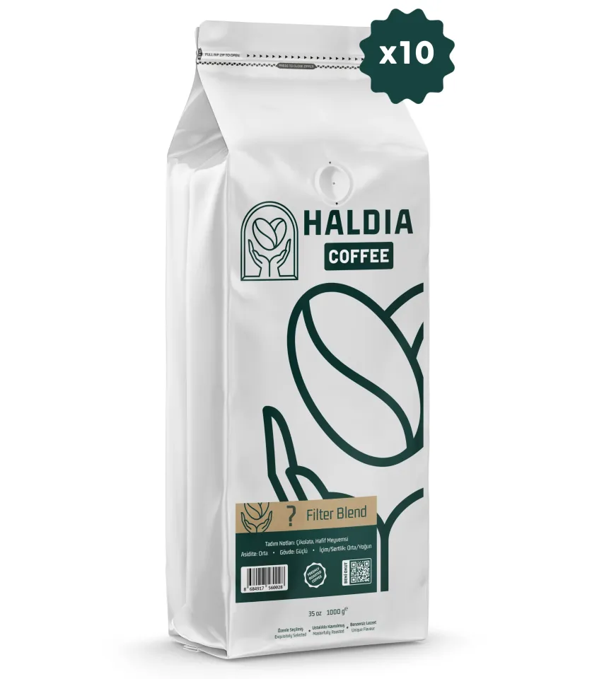 Haldia 10x1000gr Seçeceğiniz Filtre Kahve Blend Fırsat Paketi