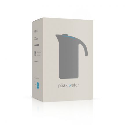 Peak Water Orijinal Gri Ayarlanabilir Su Sürahisi x1 Filtre
