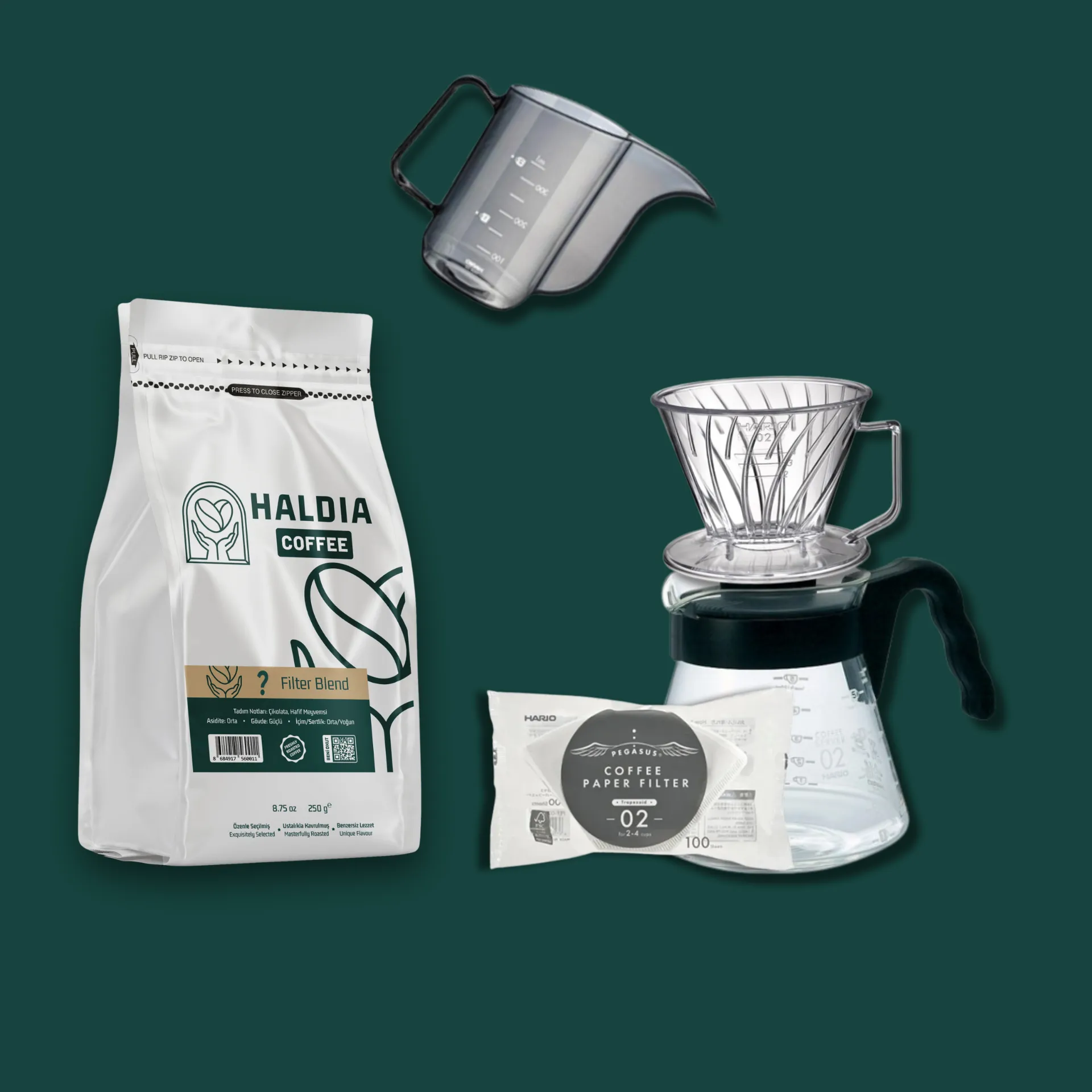 Ev Baristam: Flat Bottom Demleme Seti