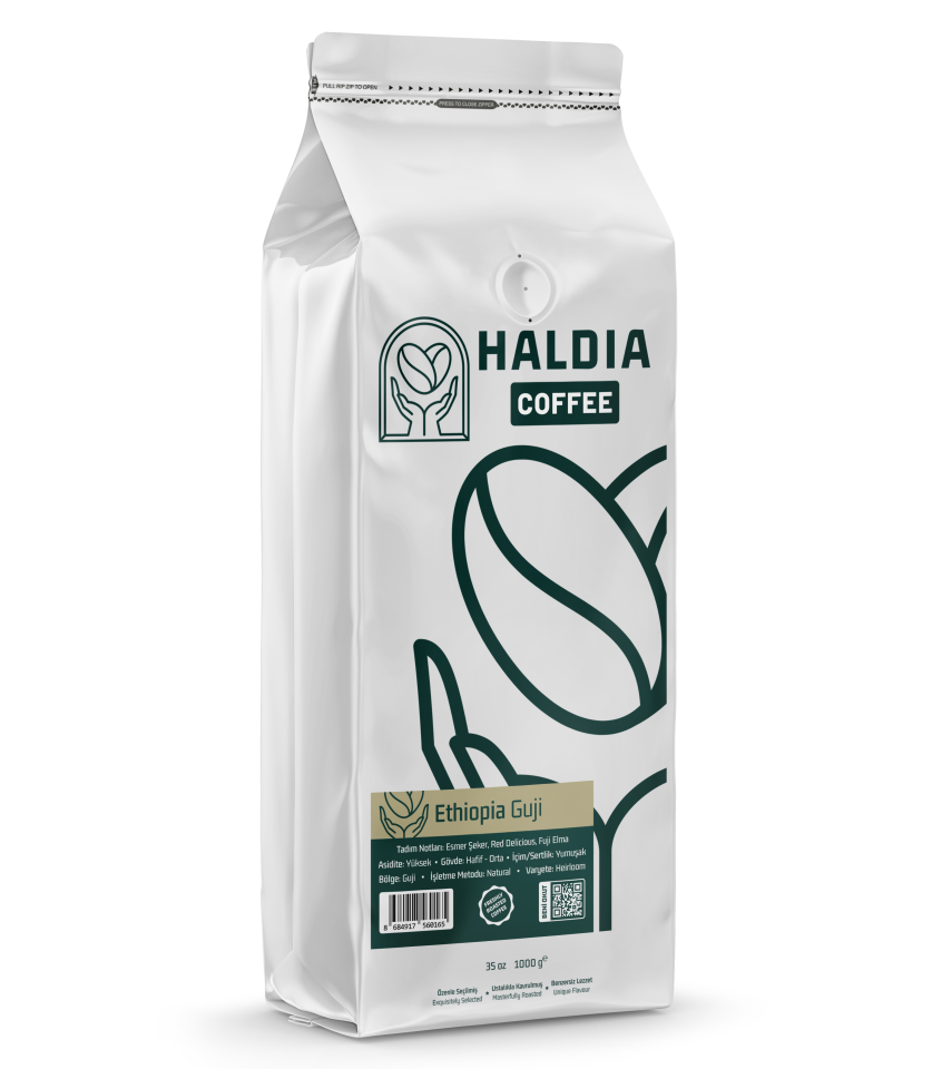 Haldia Ethiopia Guji Yöresel Kahve 1000 gr. 