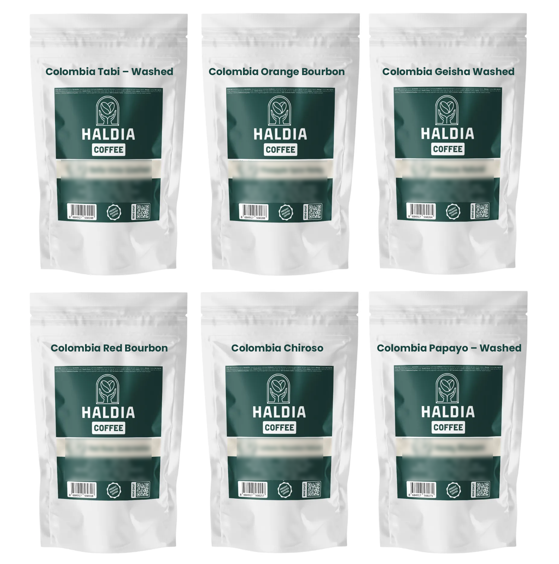 Nitelikli Kahve İmza Serisi Tadım Seti - 2. Seri (600gr.)